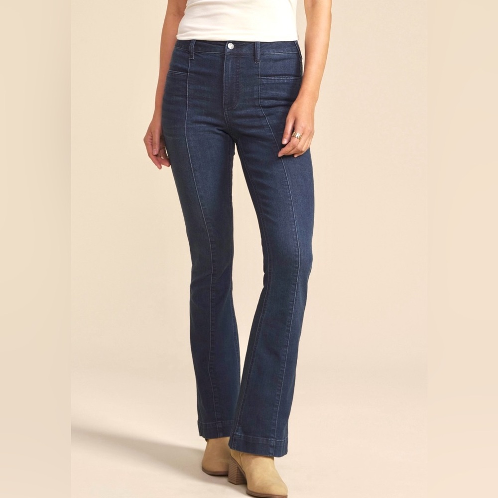 Altar'd State Zinnia Front Seam Flare Jeans